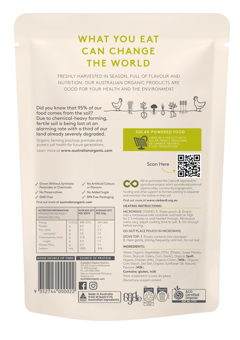 Australian Organic Food Co Chicken & Vegetable Soup