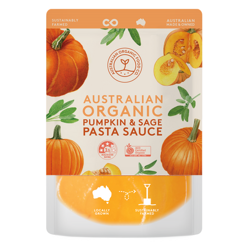 Australian Organic Food Co Pumpkin & Sage Pasta Sauce