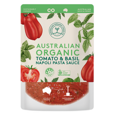 Load image into Gallery viewer, Australian Organic Food Co Tomato Napoli with Basil Pasta Sauce
