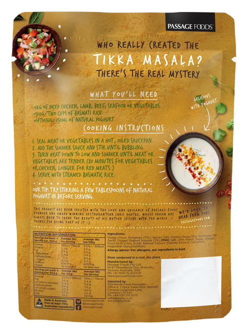 Passage to India - Tikka Masala Simmer Sauce