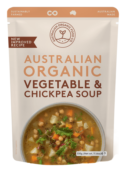 Australian Organic Food Co Chickpea & Vegetable Soup