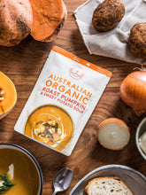 Load image into Gallery viewer, Australian Organic Food Co Pumpkin &amp; Sweet Potato Soup
