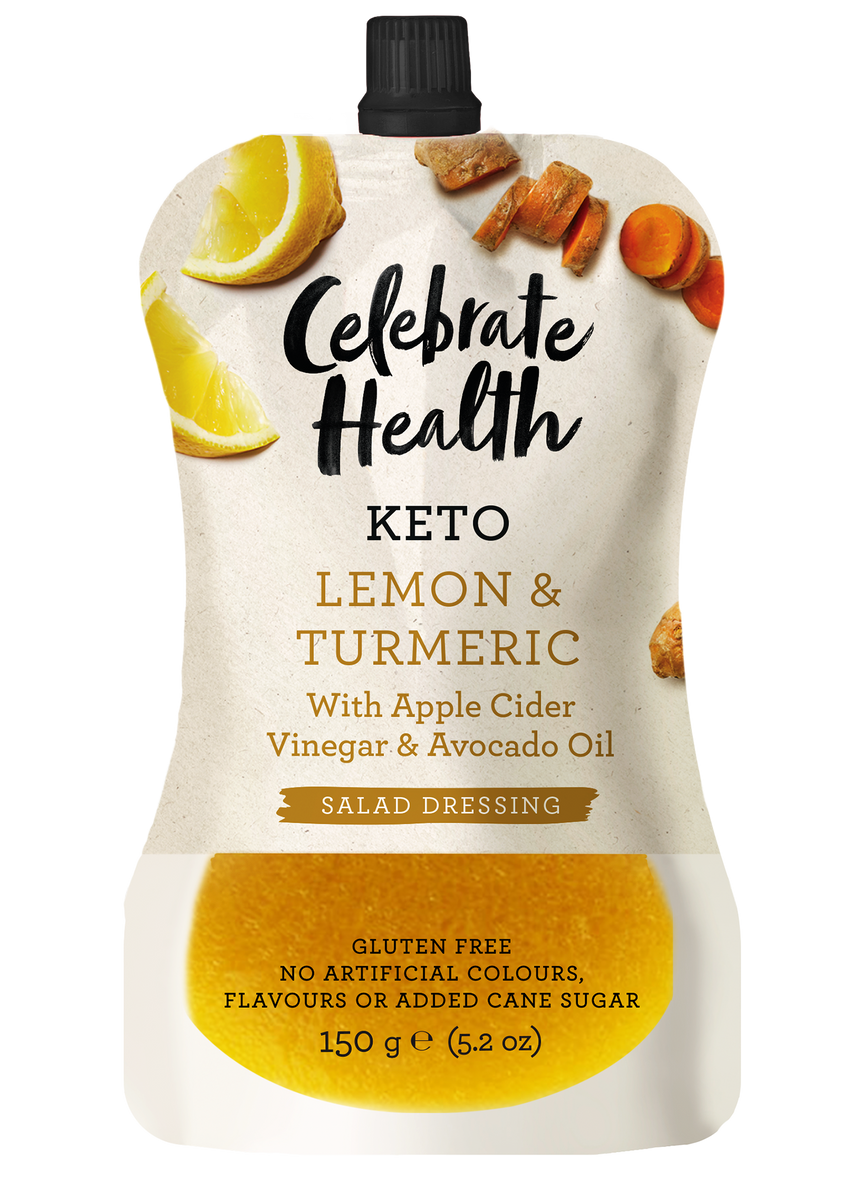Celebrate Health Lemon & Turmeric Salad Dressing Keto AUS PANTRY