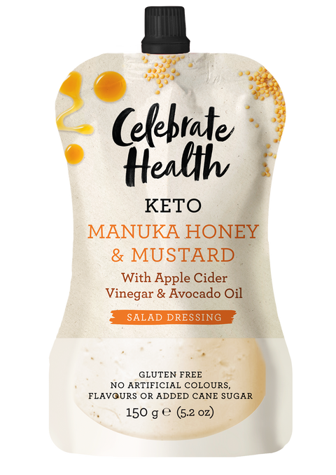 Celebrate Health Manuka Honey & Mustard Salad Dressing - Keto