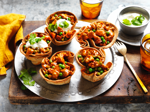 Butter Chicken Roti Bowls