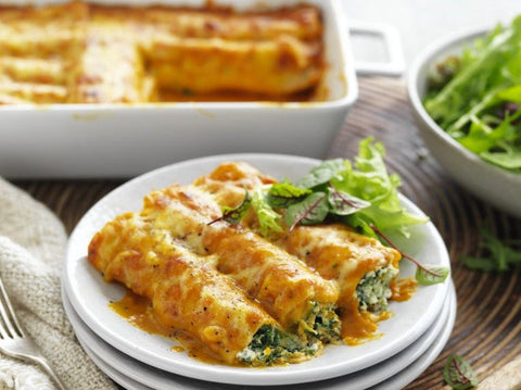 Spinach & Ricotta Cannelloni