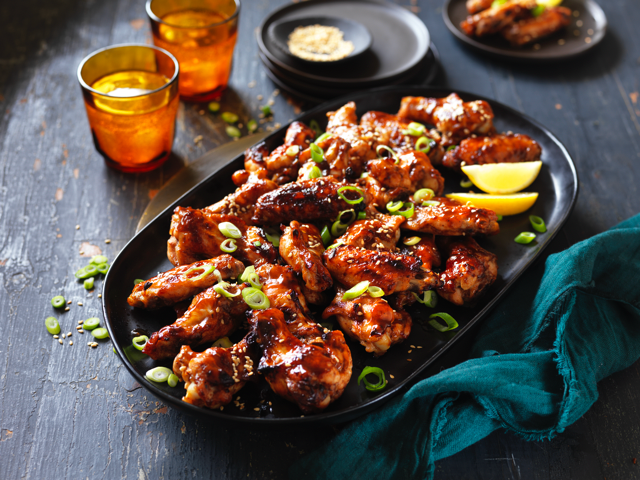 Sticky Hoisin & Garlic Chicken Wings