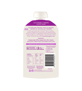 Australian Organic Food Co Fruit Puree - Apple, Plum, Apricot & Peach