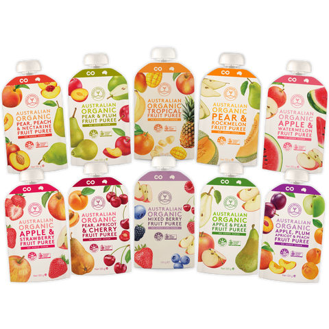 Australian Organic Food Co Feelin' Fruity Puree Bundle