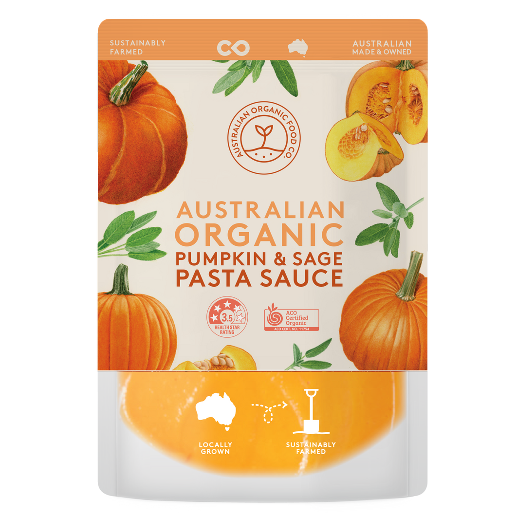 Australian Organic Food Co Pumpkin & Sage Pasta Sauce