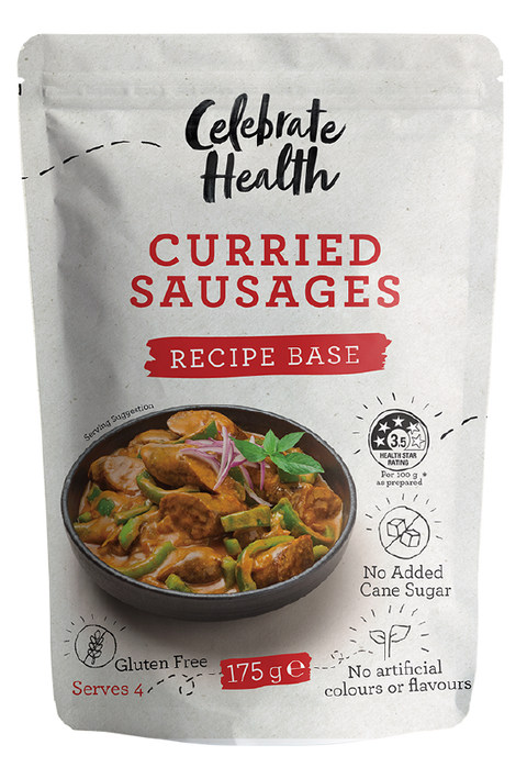 Celebrate Health - Curried Sausages Recipe Base