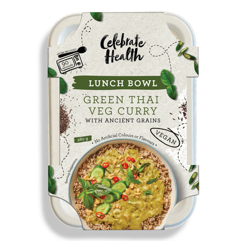 Celebrate Health - Thai Green Veg Curry with Ancient Grains Lunch Bowl