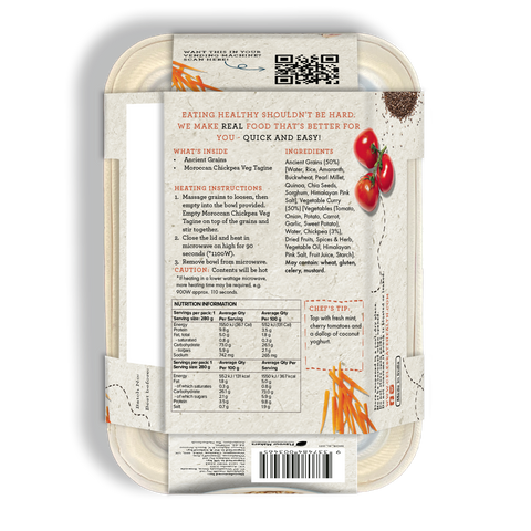 Celebrate Health - Moroccan Chickpea with Ancient Grains Lunch Bowl