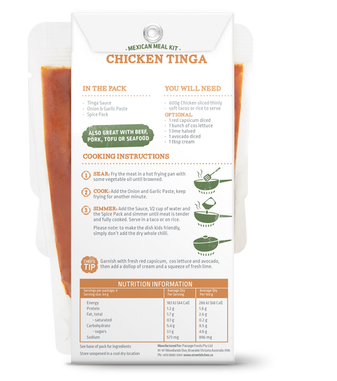 STREET KITCHEN Mexico - Chicken Tinga