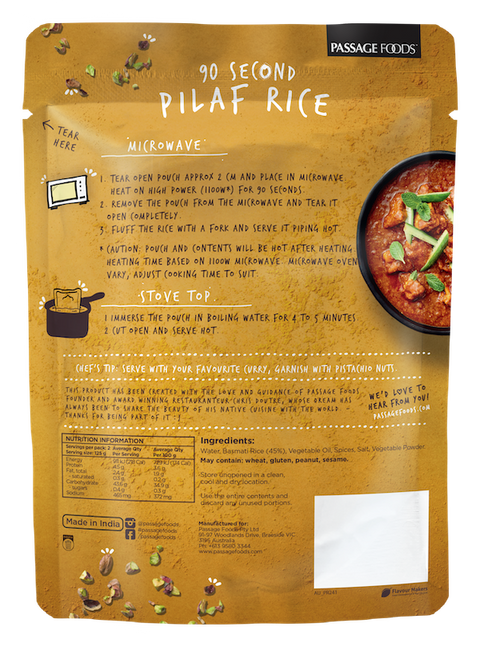Passage to India - 90 Second Pilaf Rice
