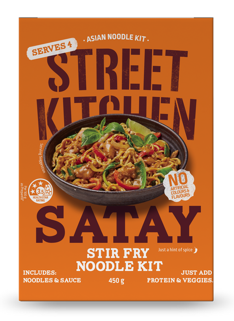 STREET KITCHEN - Satay Stir Fry Noodle Kit