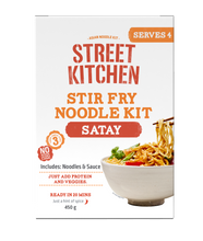 Load image into Gallery viewer, STREET KITCHEN - Satay Stir Fry Noodle Kit
