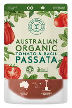 Load image into Gallery viewer, Australian Organic Food Co Tomato &amp; Basil Passata
