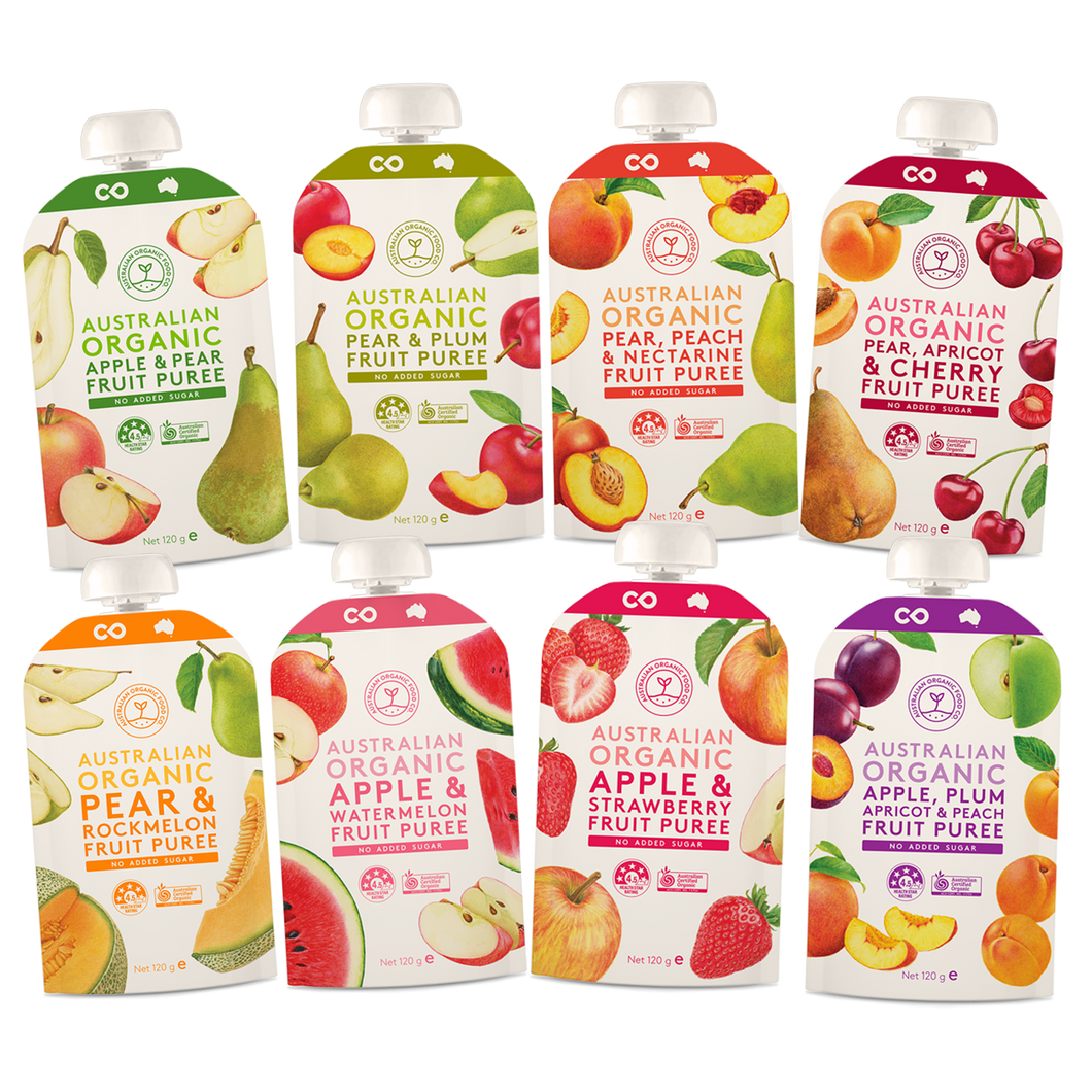 Australian Organic Food Co Feelin' Fruity Puree Bundle