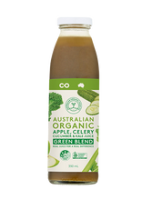 Load image into Gallery viewer, Australian Organic Food Co Green Blend - Apple, Kale &amp; Celery Juice BEST BEFORE MARCH 7 2024
