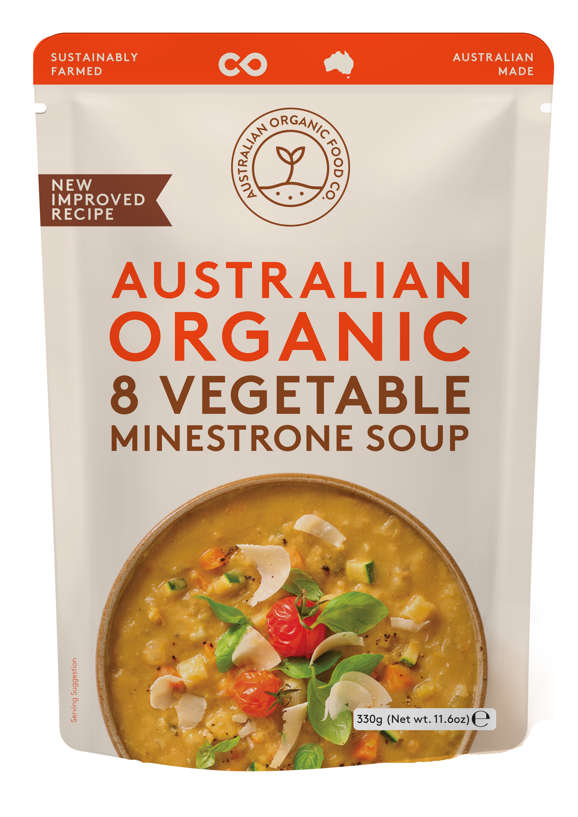 Australian Organic Food Co 8 Vegetable Minestrone Soup