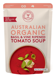 Australian Organic Food Co Tomato & Basil Soup