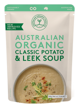 Load image into Gallery viewer, Australian Organic Food Co Potato &amp; Leek Soup
