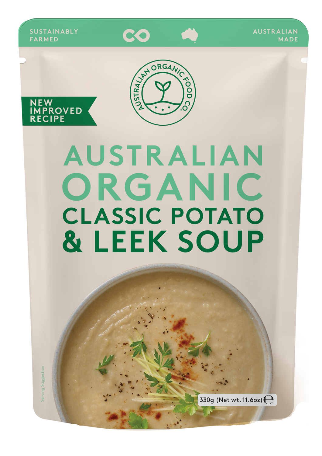 Australian Organic Food Co Potato & Leek Soup