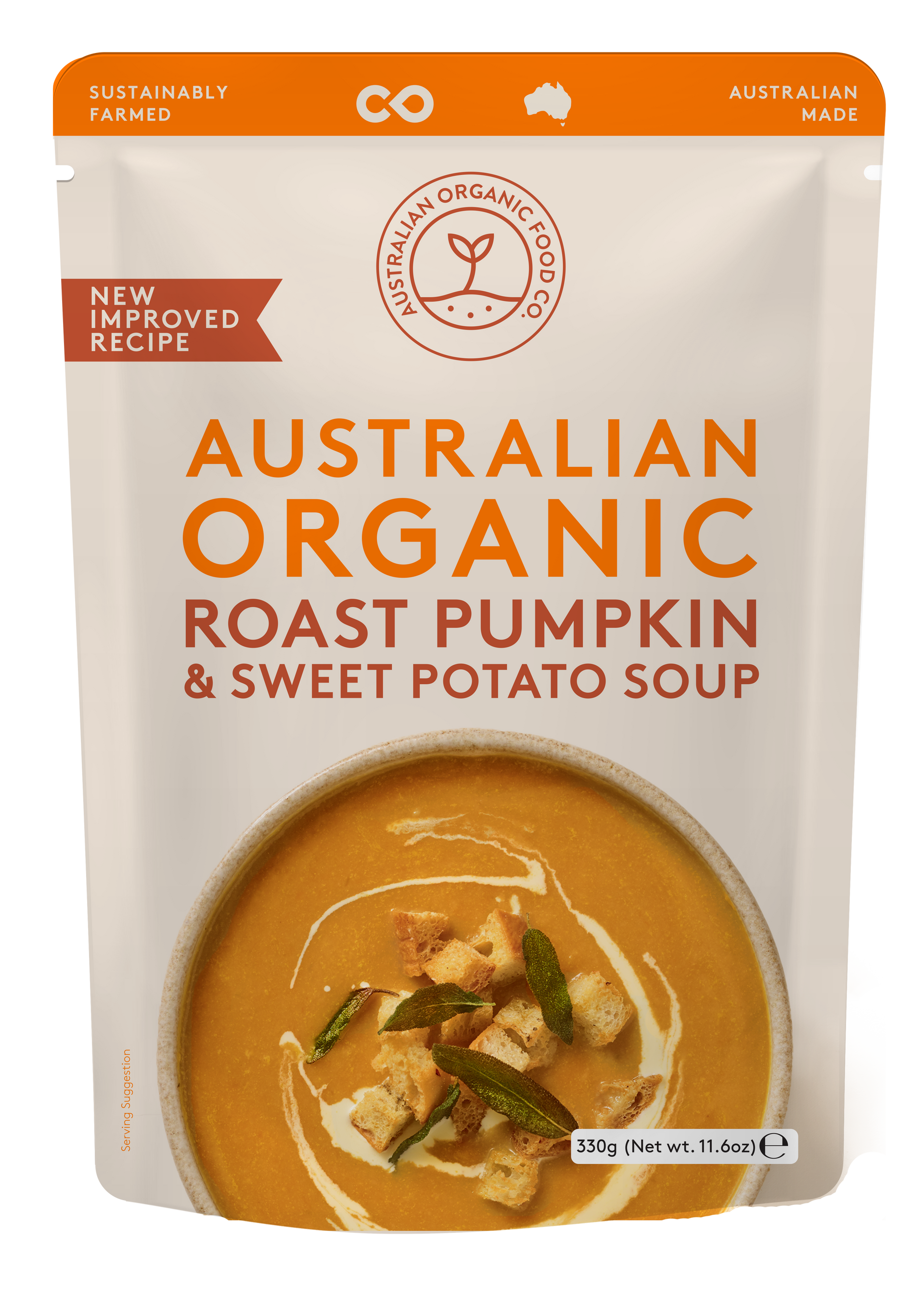 Australian Organic Food Co Pumpkin & Sweet Potato Soup