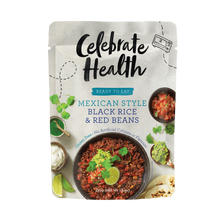 Load image into Gallery viewer, Celebrate Health Mexican Style Black Rice &amp; Red Beans (Ready to Eat)
