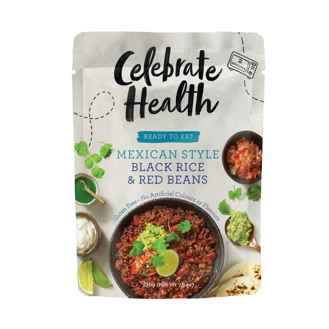 Celebrate Health Mexican Style Black Rice & Red Beans (Ready to Eat)