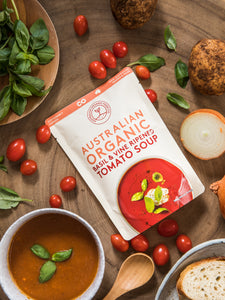 Australian Organic Food Co Tomato & Basil Soup