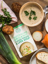 Load image into Gallery viewer, Australian Organic Food Co Potato &amp; Leek Soup
