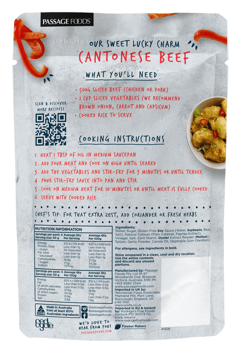 Passage to Asia - Cantonese Beef Stir-Fry Sauce