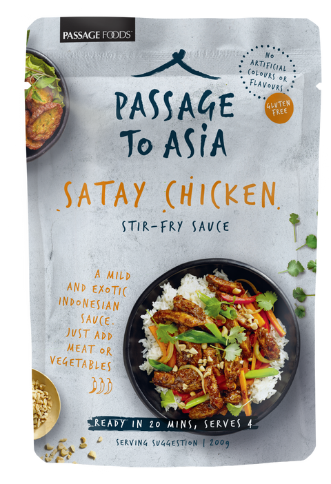 Passage to Asia - Satay Chicken Stir-Fry Sauce