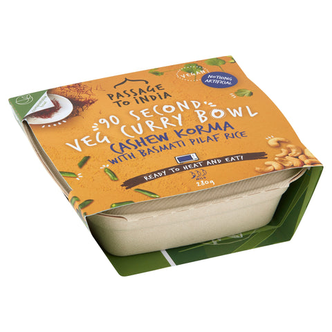 Passage to India - Veg Curry Bowl Cashew Korma