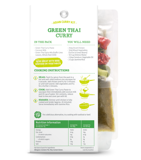 STREET KITCHEN Asia - Green Thai Curry