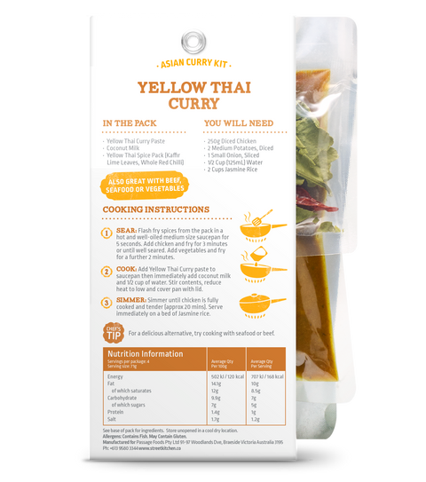 STREET KITCHEN Asia - Yellow Thai Curry